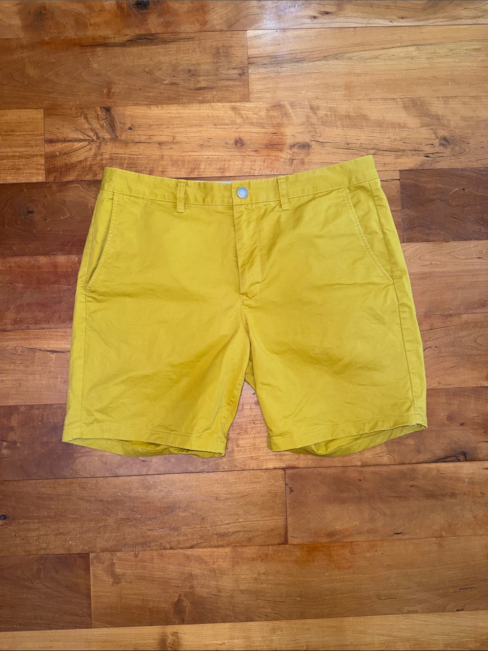 Bonobos Stretch Washed Chino Shorts - 35x7 in Bengal Brass and Standard